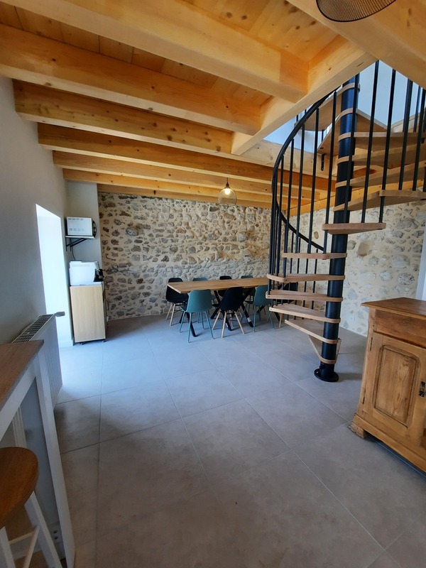 salle à manger gîte Lyon