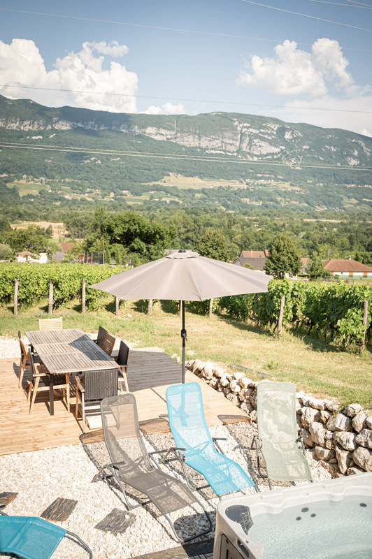jacuzzi privatif gîte Genève