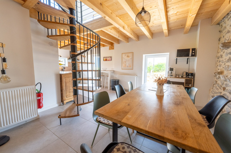 salle à manger gîte Lyon