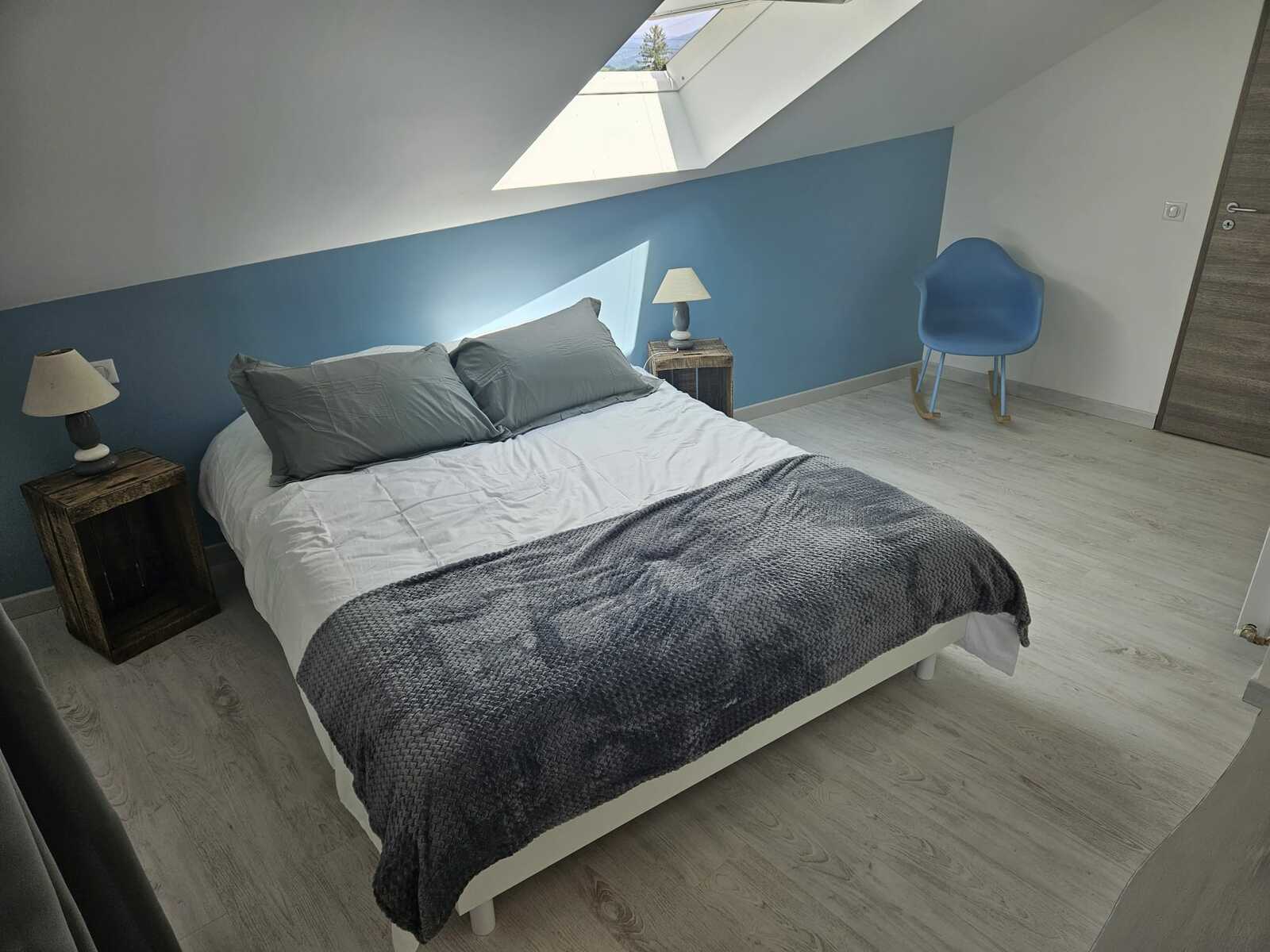 chambre amoureux gîte Rhône