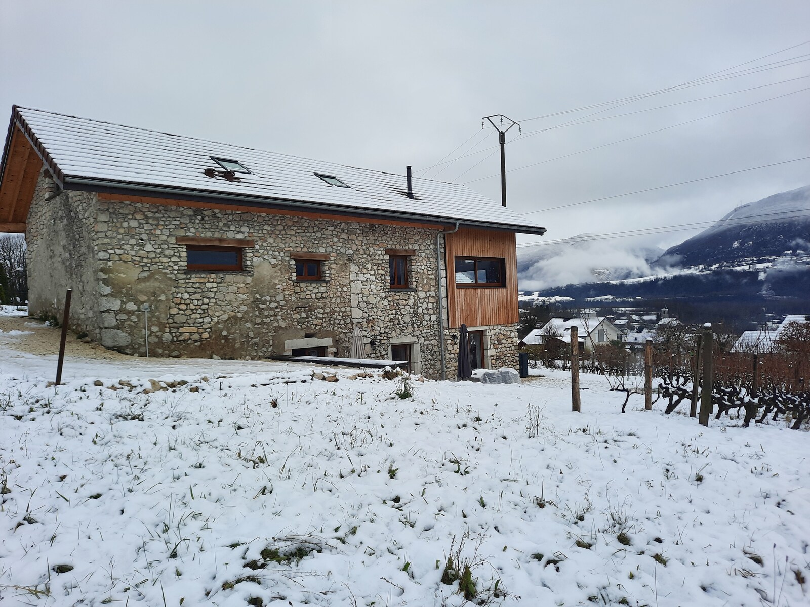 gîte Grand Colombier hiver