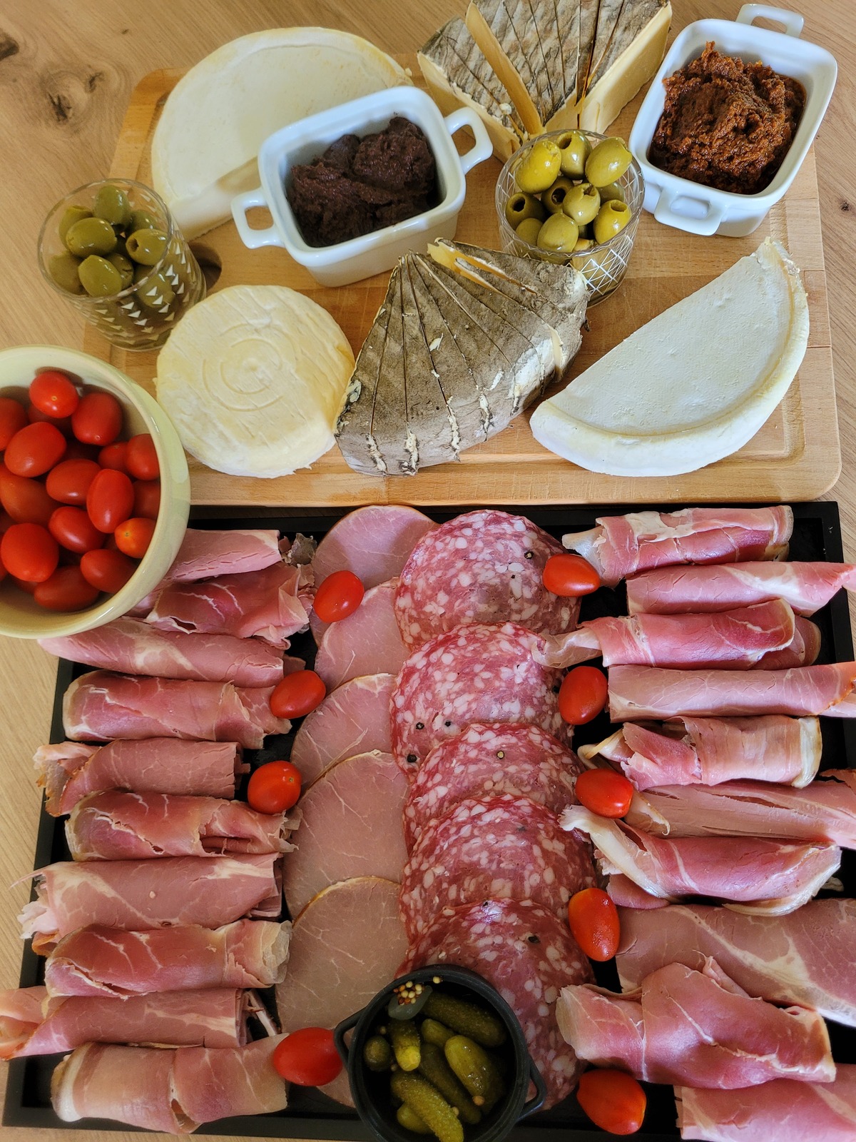 planche repas local gîte Annecy