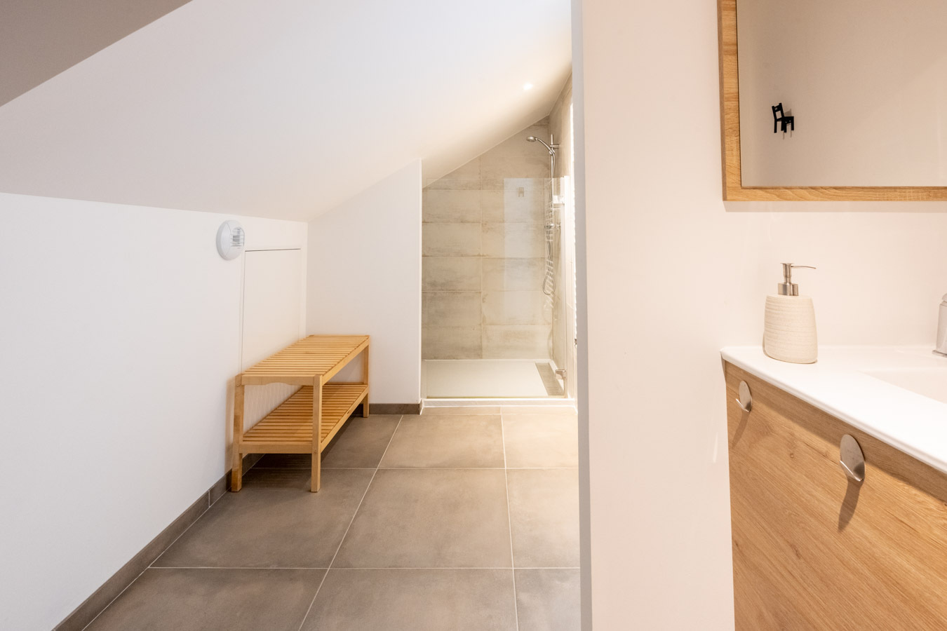 salle de bain privative gîte Lyon