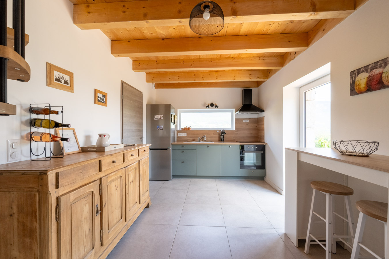 cuisine équipée gîte Lyon