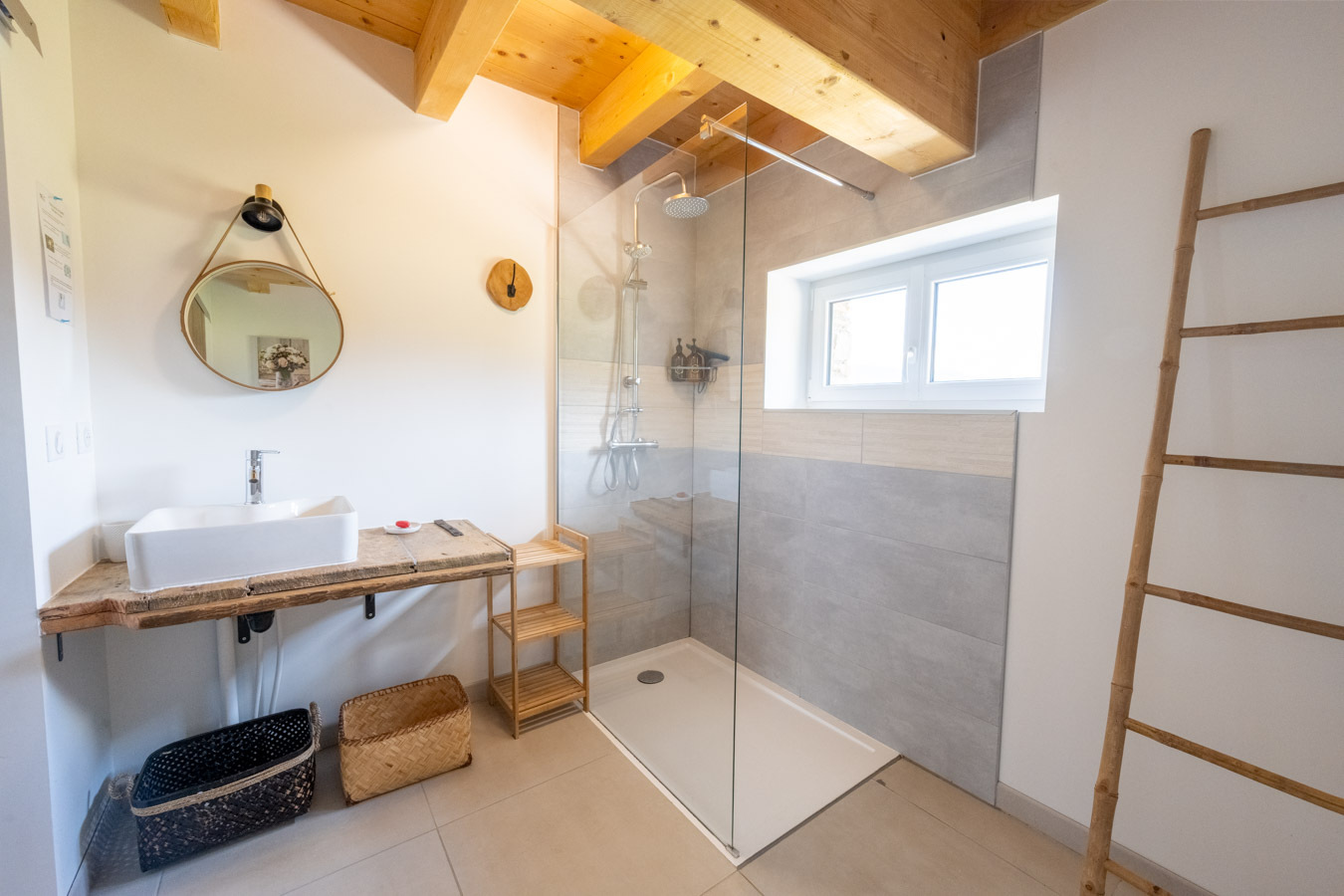 salle de bain privative gîte Annecy