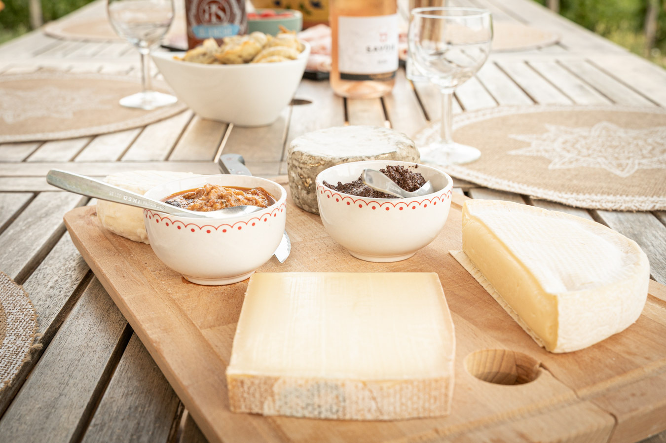 planche apéritive gîte Viarhona